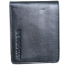 THE MEN's CODE Black Leather Short Wallet For Men image