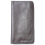 THE MEN's CODE Brown Leather Long Wallet Phone Cover For Men/Women image