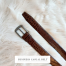 THE MEN's CODE Chocolate Color Leather Belt For Men image