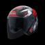 TORQ Arrow Revali Helmet Glossy Red and Black image