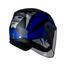 TORQ Atom Leak Helmets - Glossy Blue And Black Universal Size image