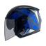 TORQ Atom Leak Helmets - Glossy Blue And Black Universal Size image