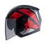 TORQ Atom Leak Helmets - Glossy Red And Black Universal Size image