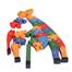 TOWO Wooden Giraffe Alphabet Blocks and Number Blocks Jigsaw Puzzle 41 cm Large Size 2 in 1 ABC Number Puzzle - Wooden Letter Blocks Puzzle Number Puzzles Educational Toys for 3 Year olds image