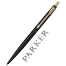 Parker Classic Matte Black GT Ball Pen, Golden Color image