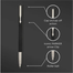 Parker Vector Matte Black Roller Ball Pen image