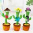 Talking Cactus Toys for Boys Girls Talking Cactus Toy with 120 English Songs and LED Lighting for Home Decoration image