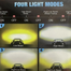 Tasslight R1 LED Fog Light For Motorcycle 30W Per Pair 6000LM Dual Color image