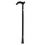 Telescopic Walking Stick Cane Hiking Rubber Tips 6 Grade Alpenstock for Elderly image