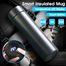 Temperature Thermos Water Bottle with Temperature Display Vacuum Flask Smart Temperature Water Traveling Bottle 500 ML image