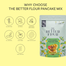 The Better Flour No Maida Pineapple Pancake Mix - 150gm image