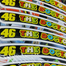 The Doctor 46 3d Reflective Waterproof Emblem Decals For Motorcycle- 8 Pcs image