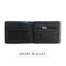 The Men's Code Black Color Short Leather Wallet For Men image