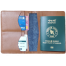 The Men's Code Black Leather Passport Holder - MPD002 image