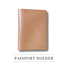 The Men's Code Black Leather Passport Holder - MPD002 image