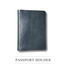 The Men's Code Black Leather Passport Holder - MPC001 image