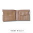 The Men's Code Brown-White Color Contrast Leather Wallet for Men - MWC001 image