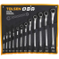 Tolsen 12 Pcs Double Ring End Spanner Set 6 × 7 - 30 x 32 mm image