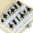 Tolsen 12pcs Carbide Router Bit Set With Wood Case Box (1/4inch ) image