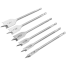 Tolsen 25mm Flat Wood Bits Set (3/8inch To 1inch ) 6pcs image