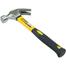 Tolsen 8oz Claw Hammer Fiberglass Handle Smooth Face Nail Puller Grip pro Series image