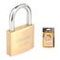 Tolsen Heavy Duty Brass Padlock 40 mm Rust Proof w/3 Keys Industrial Grade image