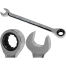 Tolsen Ratchet Gear Spanner Fixed Head 10 mm Combination Wrench Cr-V image