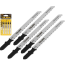 Tolsen T101B Jigsaw Blades Set 100mm 10tpi Wood Industrial 5pcs image