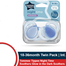 Tommee Tippee Nighttime Soother, 18-36 Months, 2 Pack of Glow in The Dark Soothers with Reusable Steriliser Pod, Assorted Colours image