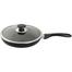 Topper Nonstick Fry Pan With Lid Black 24 Cm image