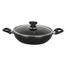 Topper Nonstick Karai With Lid Black 24 Cm image