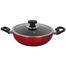 Topper Nonstick Karai With Lid Red 22 Cm image