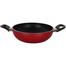 Topper Nonstick Karai With Lid Red 26 Cm image