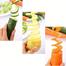 Tornado Spiral Potato Cutter Manual Slicer Fry Vegetable Spiralizer Chips Maker with 4 Stainless Steel Sticks image