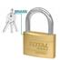 Total Heavy Duty Brass Padlock 60mm image