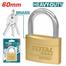 Total Heavy Duty Brass Padlock 70mm image