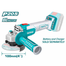 Total TAGLI2010082 Lithium-ion Angle Grinder 4A-2X (20V) image