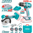 Total TCKLI20278 Li-ion Cordless (Drill Plus Mini AG) 2 Pcs Combo Kit 2.0Ah Batteries 2x (20V) image