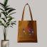 Tote Bag With Long Handle And Zipper image