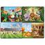Town Store Mixed Series 1 - 24 Pieces Jigsaw Puzzles Duplex Paper Board for Kids Educational Brain Teaser Boards Toys (4 Packs) image