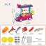 Toy Bus Set Pretend Play BBQ Truck Food Car Educational Learning Toy for Kids Boys Girls -23 Pcs image
