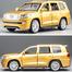 Toyota Land Cruiser Diecast 1:32 Scale 6 Open Premium Model Vehicle Metal Toy Model Pull back Sound Light image