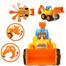 Toyshine 2 IN 1 Unbreakable Automobile Engineering Set For Kids - Unbreakable ABS Plastic - Tractor Trolly JCB Machine image