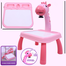 Toyshine Colorful Drawing Board Erasable Doodle Board for Kids with Projection Lamp, Educational Toys Gifts image