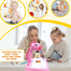 Toyshine Colorful Drawing Board Erasable Doodle Board for Kids with Projection Lamp, Educational Toys Gifts image