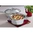 Tramontina Sauce Pan 20cm Flate with lid handle and tri-ply base - 62500/200 image