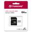 Transcend 64GB UHS-I MicroSD 300S Card With Adapter image