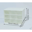 Transparent Clear 6-compartment Desktop Storage Box for Cosmetics, Stationery, Jewelry image