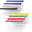 Transparent Exam Pencil Pouch Assorted image
