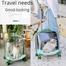 Transparent Pet Cat Kitten Puppy Dog Luggage Trolley Carrier image